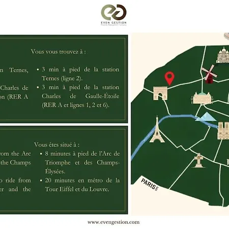 B1#premium#2bedrooms#arcdetriomphe#ac#champselysees Paris